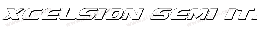Xcelsion Semi Itali字体转换